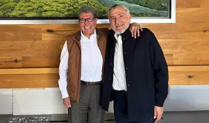 Ricardo Monreal y Ad�n Augusto L�pez
