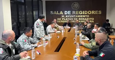 Presidenta municipal Roc�o Adame encabeza mesa de seguridad, refrendando el comp