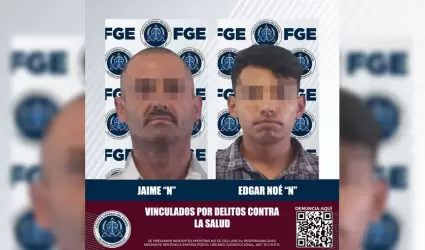 Por delitos contra la salud, dos hombres quedan en prisi�n preventiva
