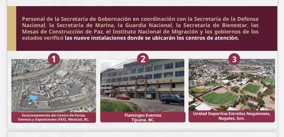 Deportados a Tijuana ser�n refugiados en Sal�n de Eventos Flamingos, anuncia gobierno federal