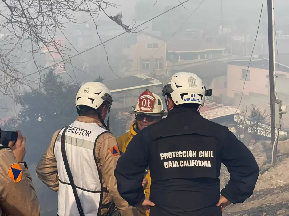 Incendio en Cumbres del Rub�