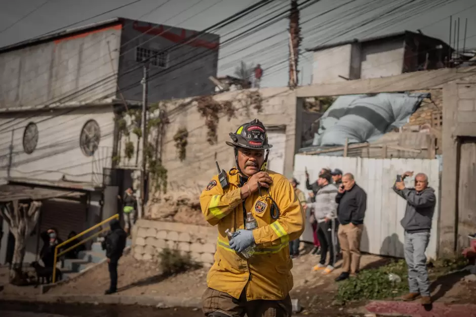Incendio en Cumbres del Rub�