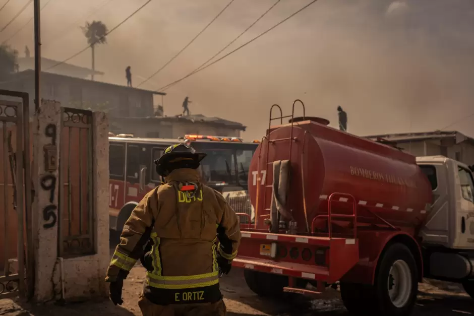Incendio en Cumbres del Rub�