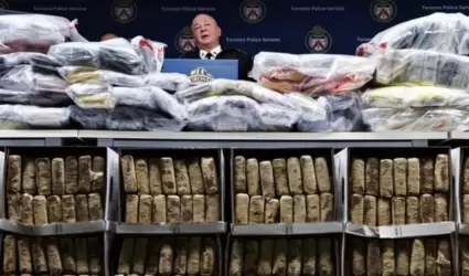 Aseguramiento de coca�na en Canad�