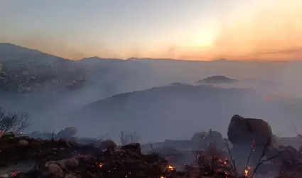 Incendio en Tanama, Tecate