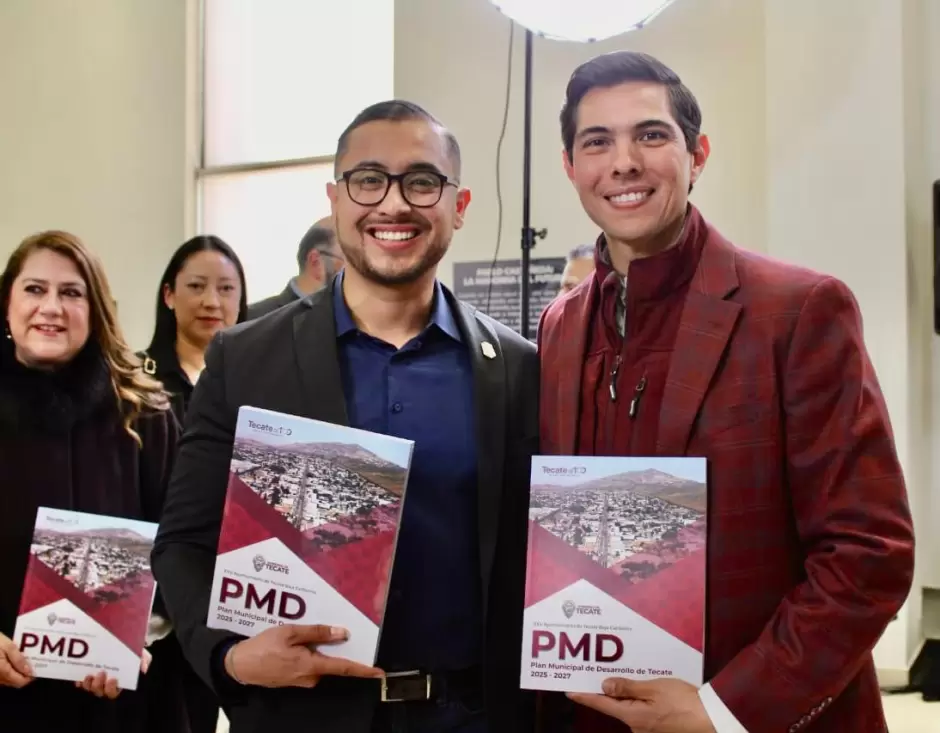 Presenta Rom�n Cota su Plan Municipal de Desarrollo 2025-2027 para un Tecate al 100