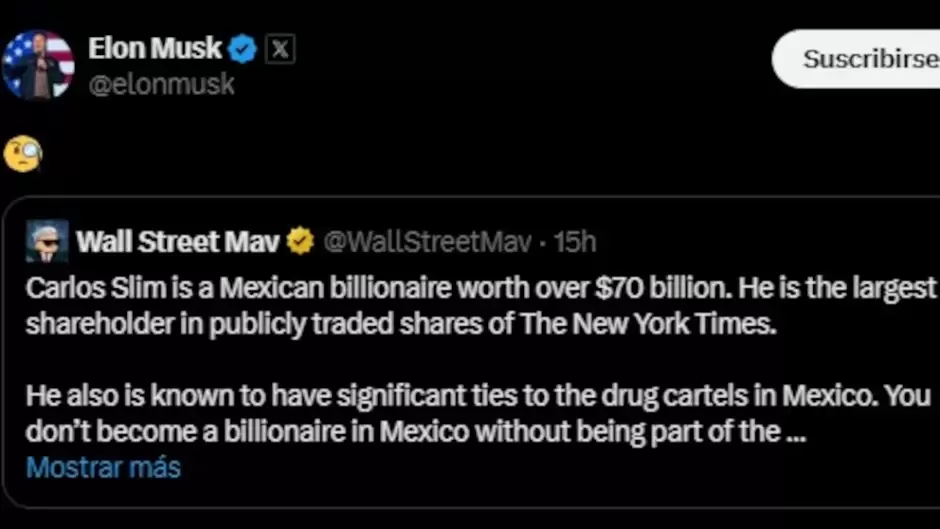 Publicaci�n de Elon Musk