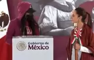 VIDEO: Mar�a Elena R�os burla seguridad de Sheinbaum en evento en Oaxaca