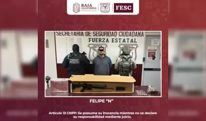 Hombre detenido