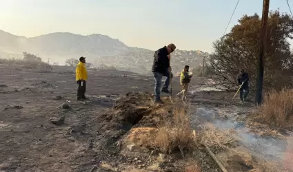 Incendio de Tanama, Tecate, controlado al 100%, con liquidaci�n al 60%