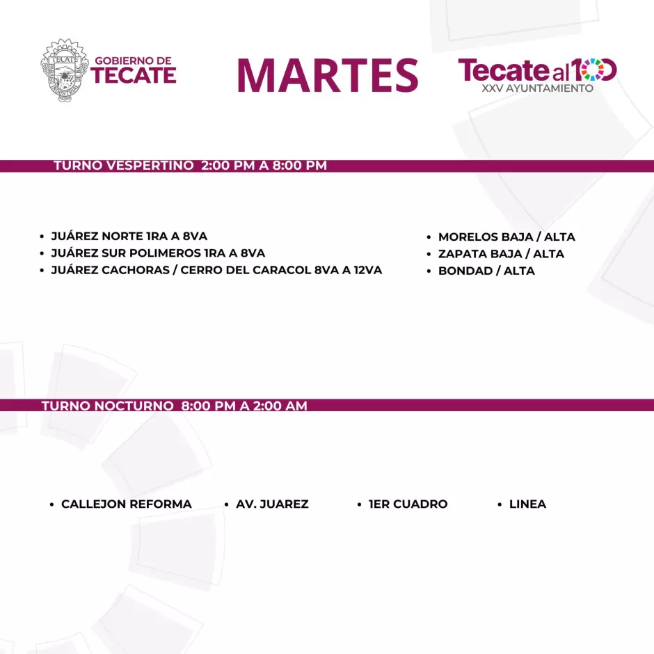 Anuncia Gobierno de Tecate rutas fijas de recolecci�n de residuos