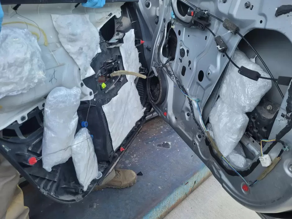 Patrulla Fronteriza confisca 182 libras de metanfetamina en dos operativos en una hora