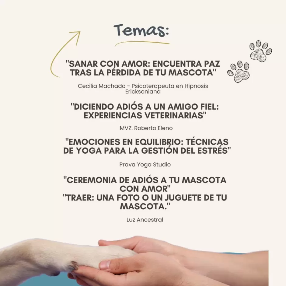 Sus patitas dejaron huella