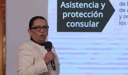 Rosa Icela Rodr�guez, secretaria de Gobernaci�n.