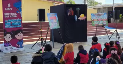 Teatro gui�ol en sus actividades de cultura del agua