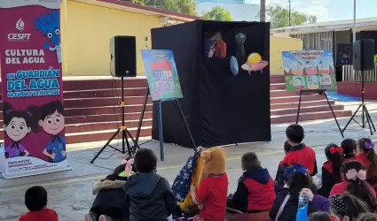 Teatro gui�ol en sus actividades de cultura del agua