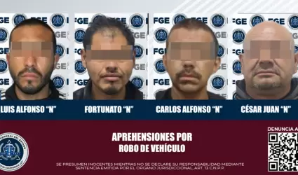 �rdenes de aprehensi�n por robo de veh�culo