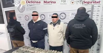 Detienen en Sonora a dos hombres que transportaban fentanilo y hero�na