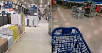 Tiendas vac�as en Estados Unidos