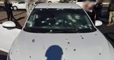 Ataque a balazos a polic�a de Culiac�n