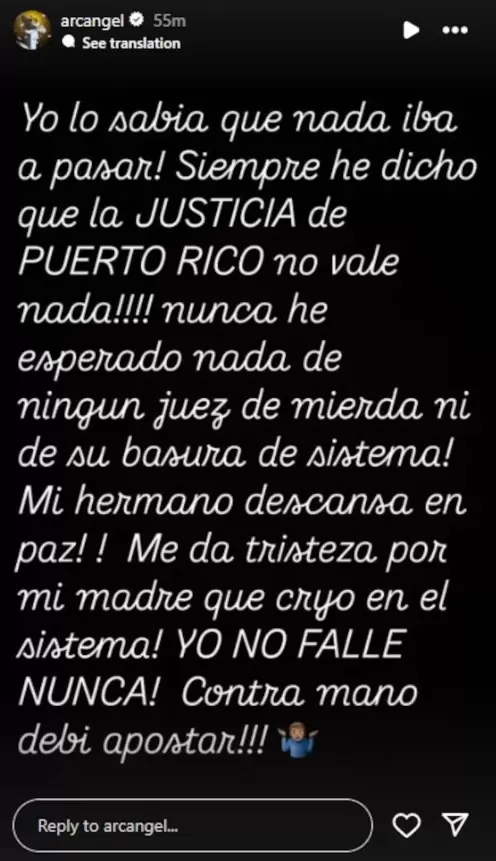 Declaraciones de Arc�ngel