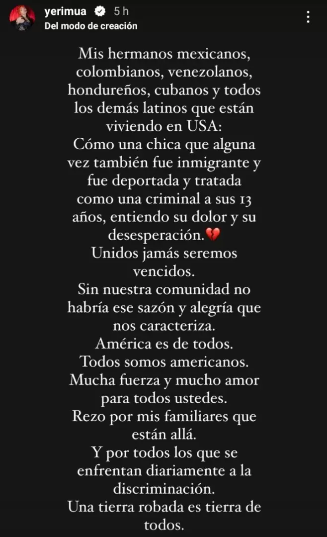 Publicaci�n de Yeri Mua
