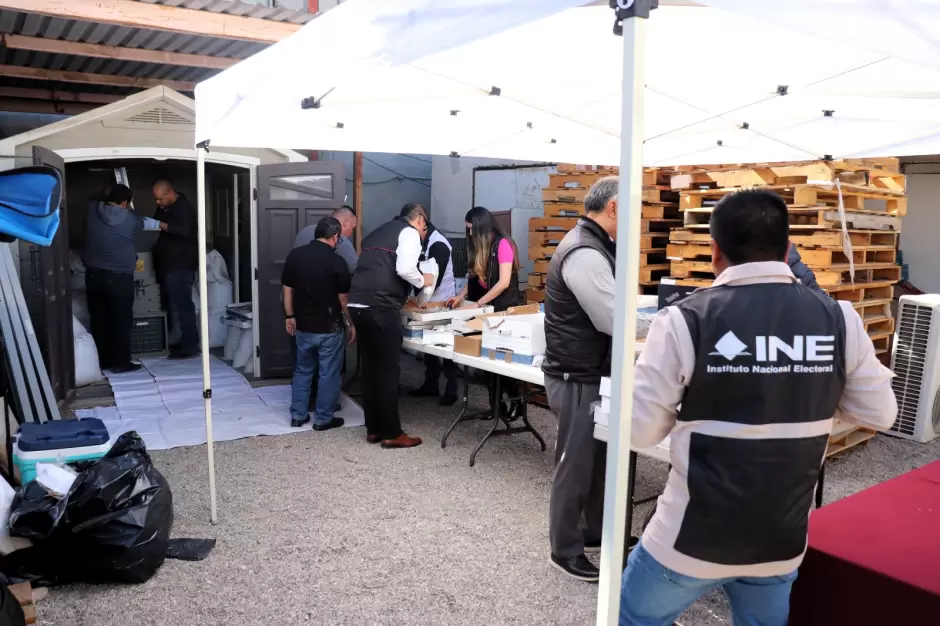 Destrucci�n de 77,875 credenciales para votar
