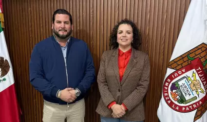 Alcalde de Tijuana, Ismael Burgue�o / Mariana L�pez, nueva Directora de Comunica