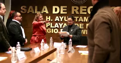 Presidenta Roc�o Adame toma protesta a nueva directora del DIF Rosarito
