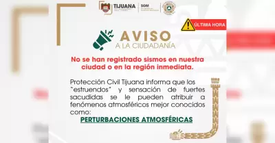 Protecci�n Civil descarta sismo en Tijuana