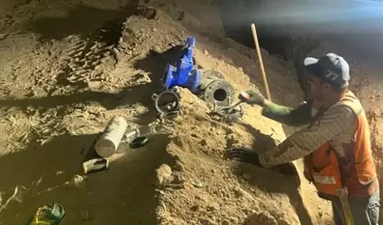 Trabajos en el Centro de Hermosillo