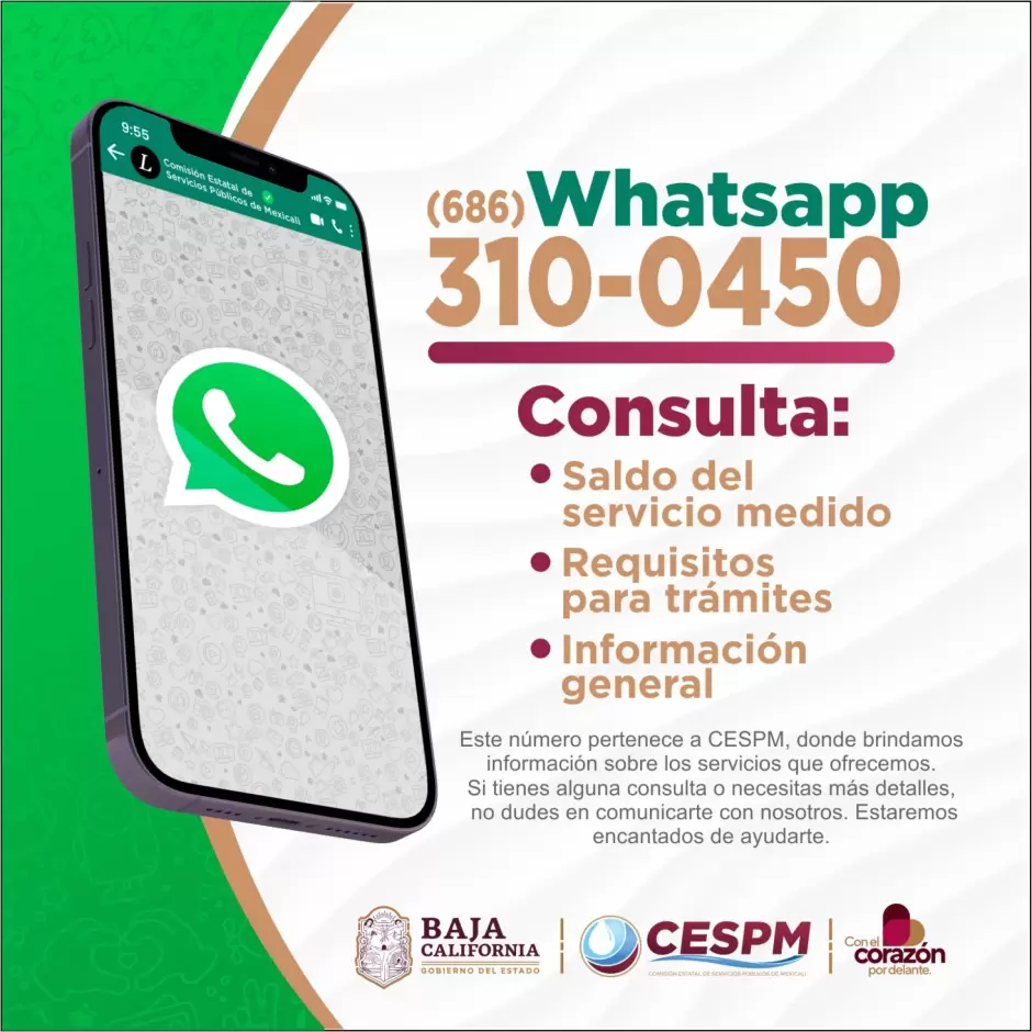 L�nea oficial de whatsapp