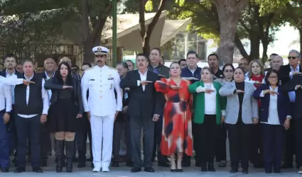 Ceremonia de aniversario de la Constituci�n en Cajeme