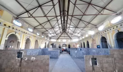 Avances de la rehabilitaci�n del Mercado Municipal