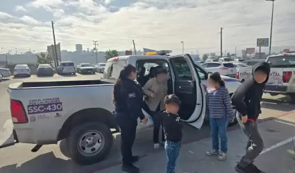 Rescata Escuadr�n Violeta a cuatro menores de edad
