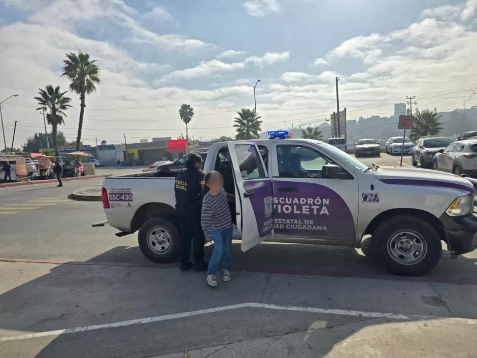 Rescata Escuadr�n Violeta a cuatro menores de edad