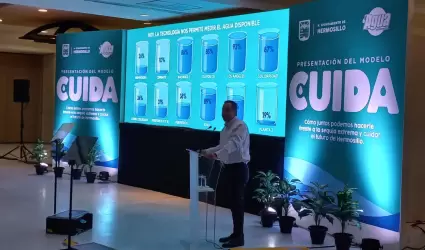 CUIDA, estrategia para el cuidado del agua potable en Hermosillo
