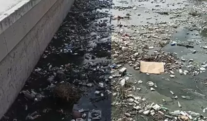 A pesar de avisos de lluvia, ciudadan�a persiste en tirar basura que tapa canale