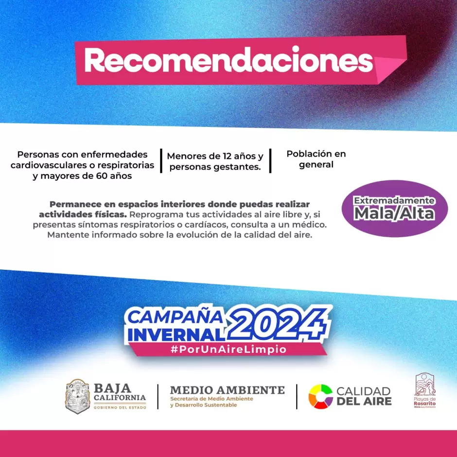 Campa�a invernal de la Secretar�a de Medio Ambiente