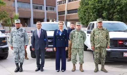 Entregan 57 veh�culos a la Agencia Estatal de Investigaci�n