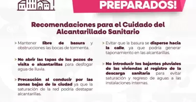 Protocolo de prevenci�n ante la proximidad de lluvias a la regi�n