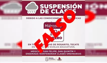 Secretar�a general de gobierno alerta sobre informaci�n falsa referente a suspen