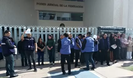 Trabajadores del Poder Judicial federal en Hermosillo