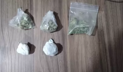 Detenidos en posesi�n de droga