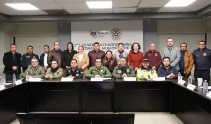 Segunda Sesi�n Extraordinaria del Consejo Municipal de Protecci�n Civil