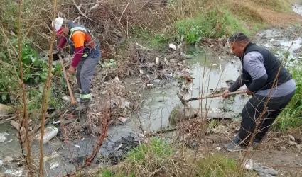 Contin�a Ayuntamiento campa�a de concientizaci�n ambiental para evitar inundacio