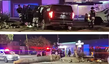 Camioneta accidentada en el bulevar Rodr�guez