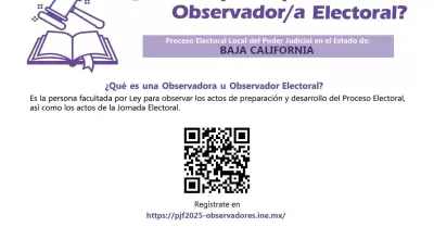 Reitera IEEBC invitaci�n para participar como observador electoral