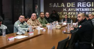 Encabeza presidenta Roc�o Adame mesa de seguridad