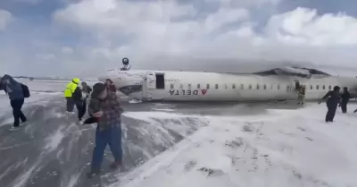 Accidente de avi�n en aeropuerto de Toronto